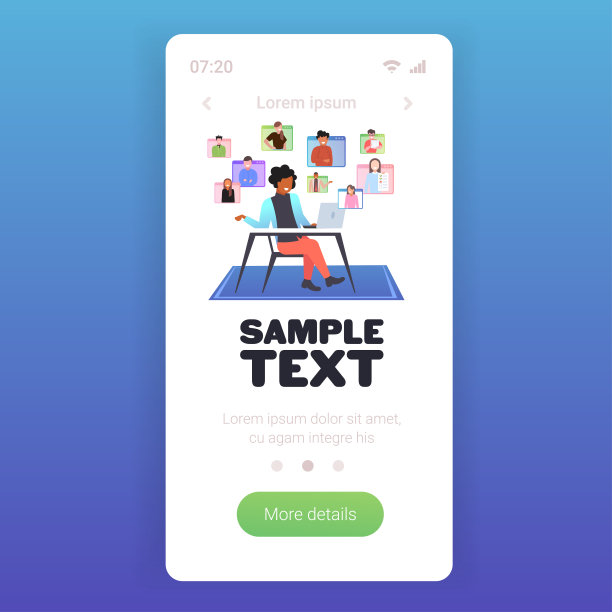 在视频通话期间进行在线会议的女商人远程工作隔离隔离概念图片下载