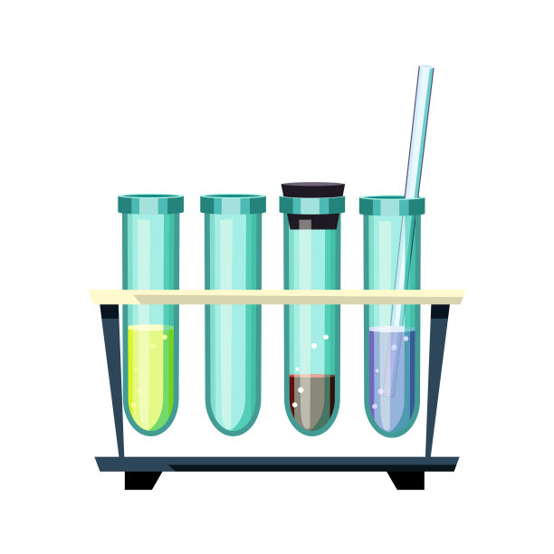 一套实验室试管图片下载