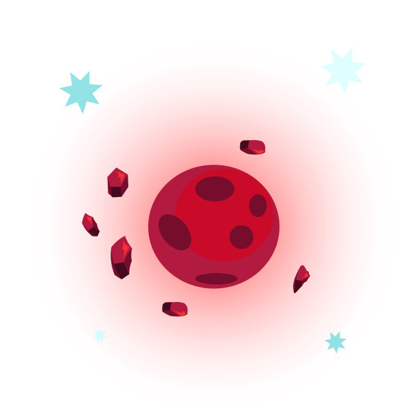 火星星球的残骸图片下载