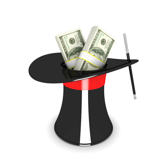 魔术帽和美元图片下载