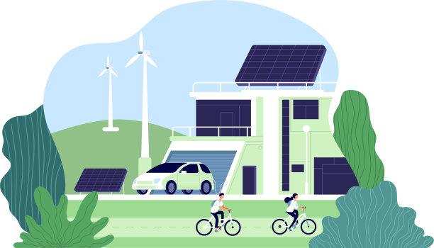 可替代能源环境城市太阳能图片下载