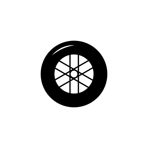 车轮轮胎图标矢量图图片下载