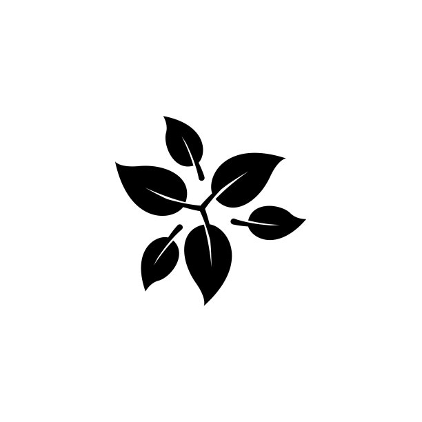 插图叶图标矢量图形图片下载