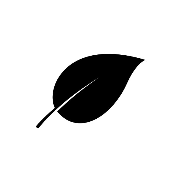 插图叶图标矢量图形图片下载