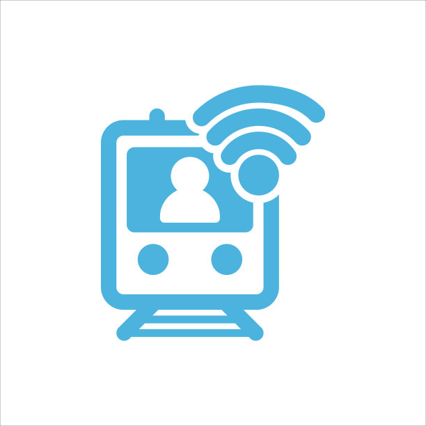 电动火车图标平面矢量设计新潮图片下载