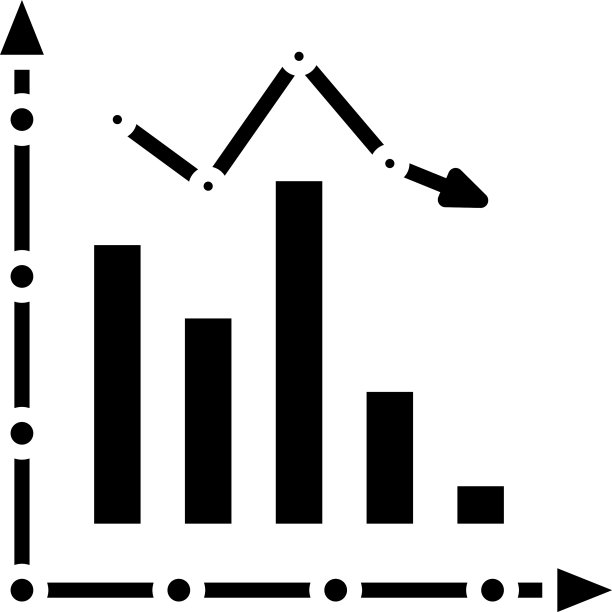 信息图表数据黑色图标概念图片下载
