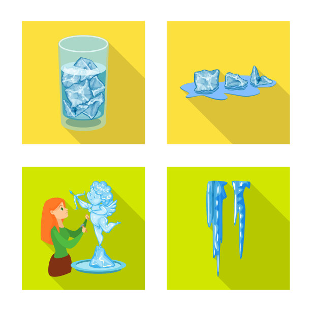 设计纹理与定格的标志集图片下载