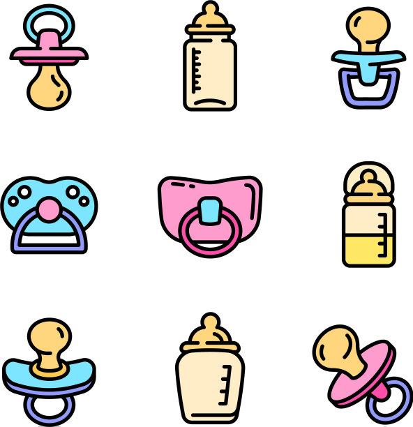 安抚图标设置轮廓风格图片下载