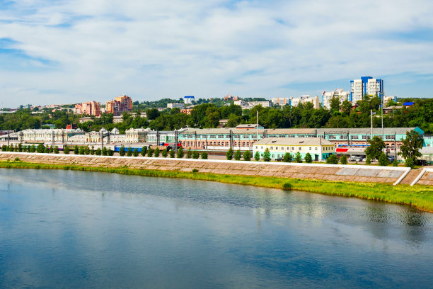 伊尔库茨克火车站，安加拉河图片下载