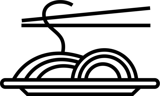 意面线图标概念标志轮廓图片下载