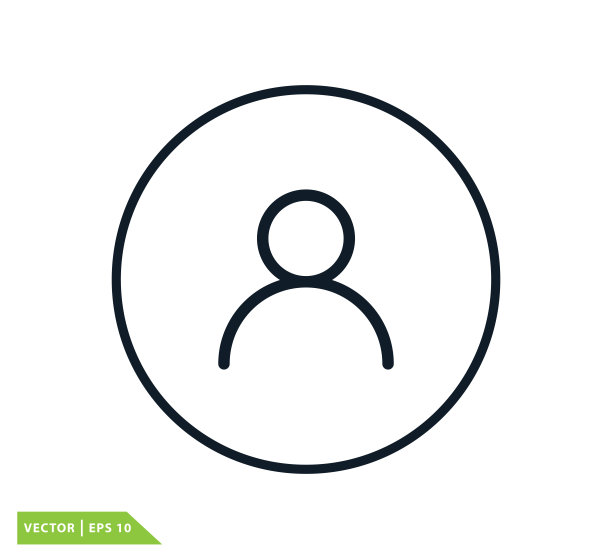 人图标矢量标志模板图片下载