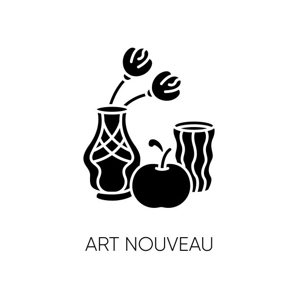 新艺术的黑色象形符号图片下载