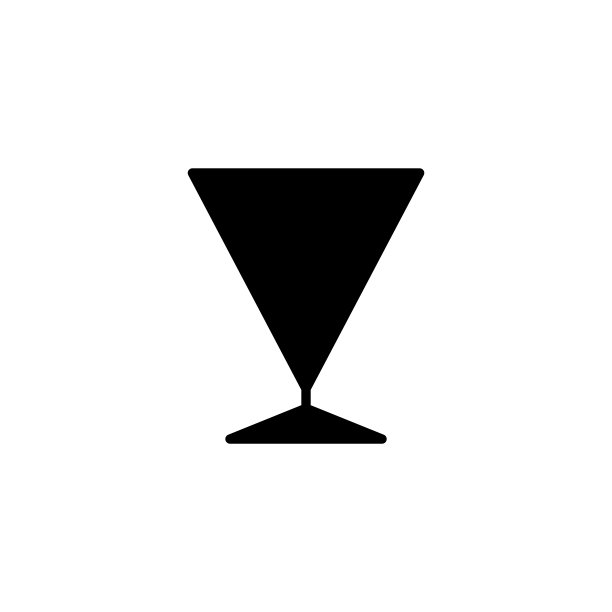 插图矢量图形的酒杯图标图片下载