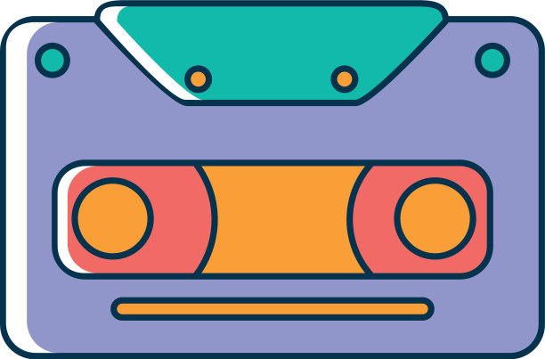 老式盒式磁带旋律优美，音乐线条优美图片下载