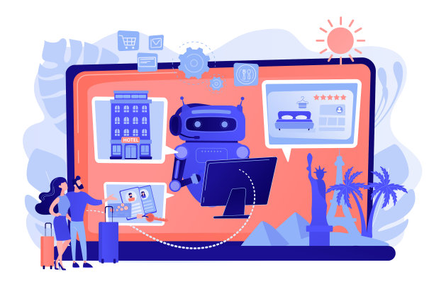 智慧酒店行业概念图片下载