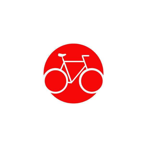 自行车图标logo设计模板图片下载
