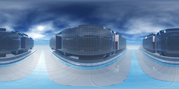 环境地图，球面全景图。全景360图片下载