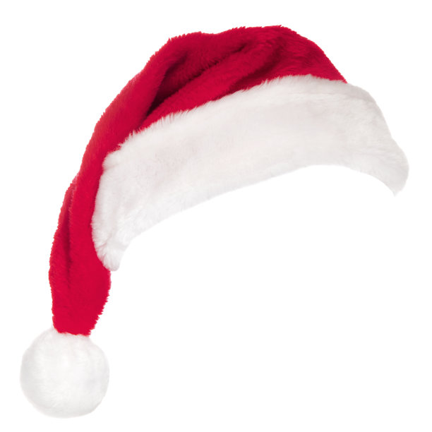 白色圣诞老人帽图片下载