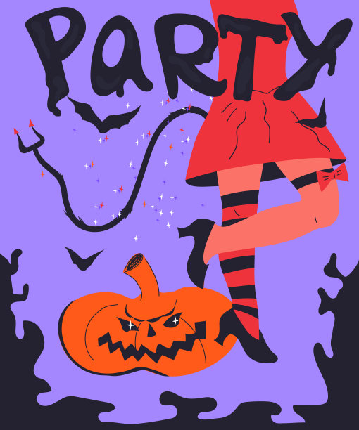 万圣节海报素材ID：379210362