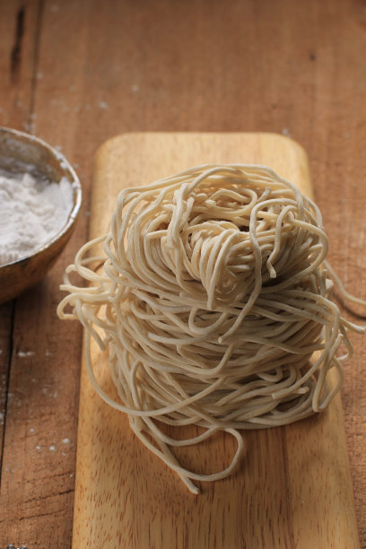 生亚洲拉面质地，蛋面或米粉图片下载