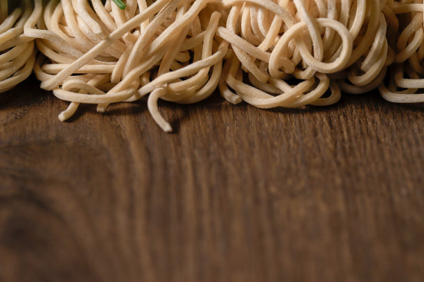 生亚洲拉面质地，蛋面或米粉图片下载