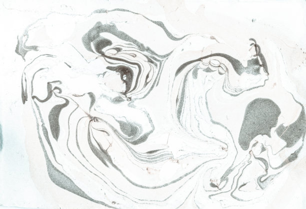 品红色纹理有机Ebru，粉红色印花图案。彩色水粉纺织品，流动混合效果，玫瑰液体油漆，液体白色液体墨水图片下载