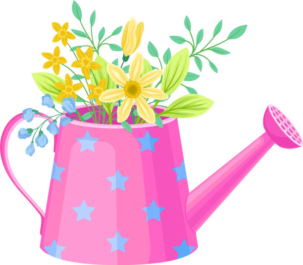 花束放入喷壶图片下载