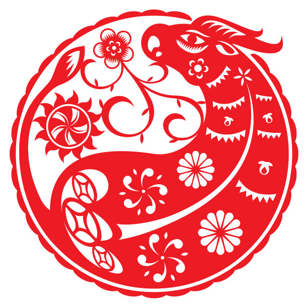 中国牛年矢量图图片下载