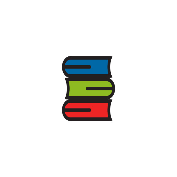 书籍图标Logo设计模板图片下载