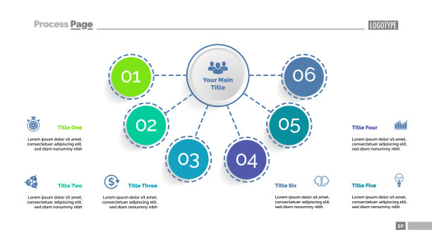 六要素流程图模板图片下载