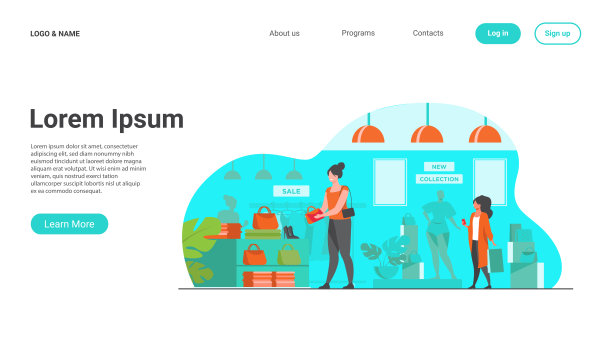 女顾客在服装店购物图片下载