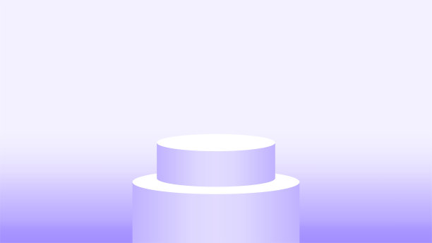 3d基座圆柱圈紫色软化妆品展示，讲台圈舞台紫色柔和的颜色，讲台1步广告文案空间，一个讲台轮产品展示图片下载