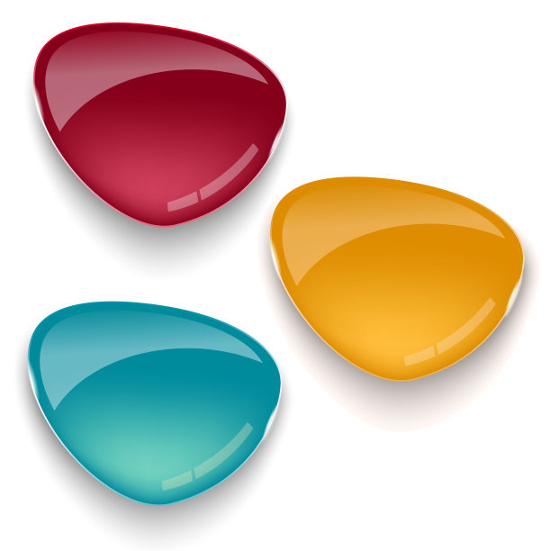 一套玻璃横幅为网页设计。图片下载