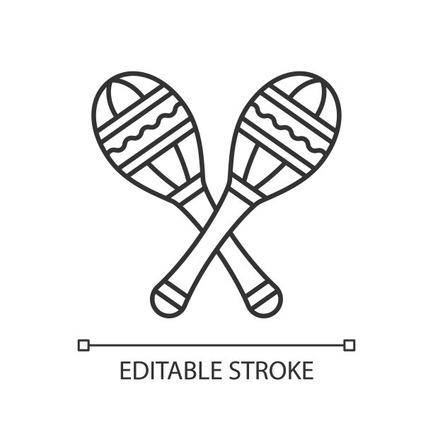 沙球像素完美的线性图标图片下载