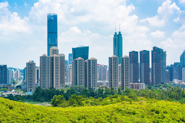 中国深圳的天际线图片下载