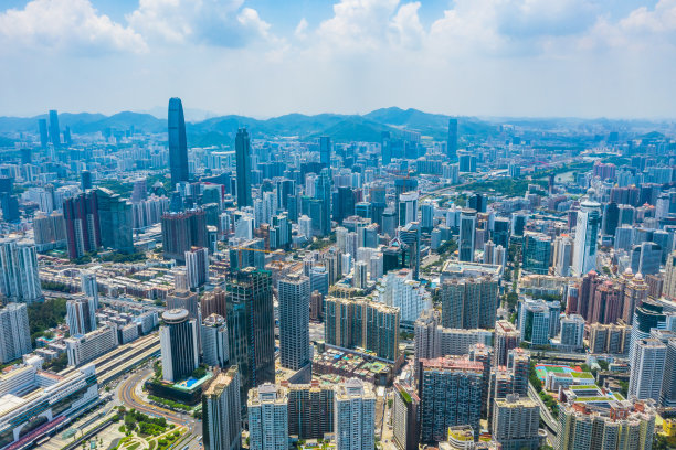 中国深圳的天际线图片下载