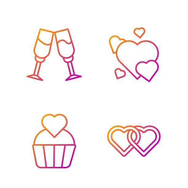 套行两颗连心的结婚蛋糕图片下载