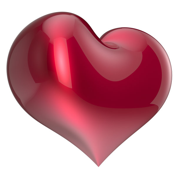 象征爱情的红心形状图片下载
