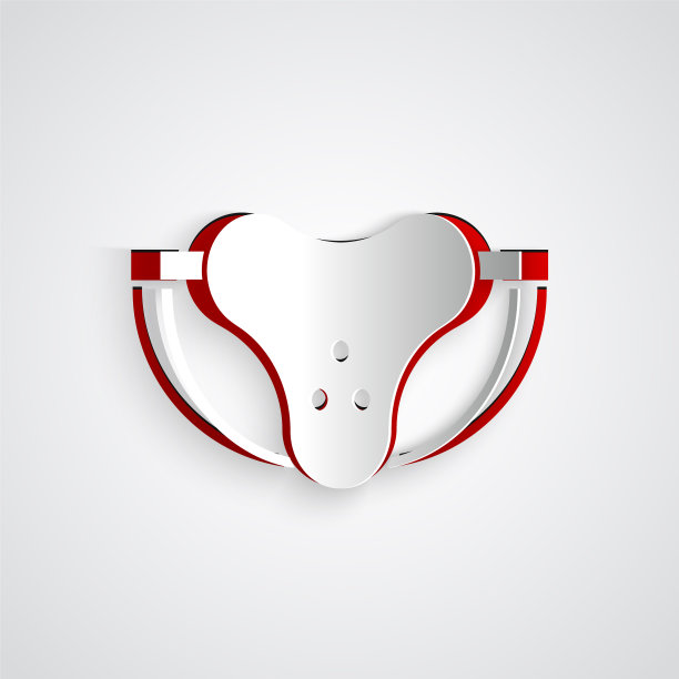 纸切保护运动护手带图标孤立图片下载