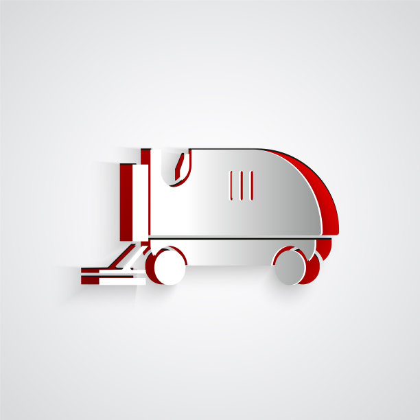 剪纸冰表面的图标孤立在灰色图片下载