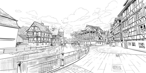 法国的斯特拉斯堡图片下载