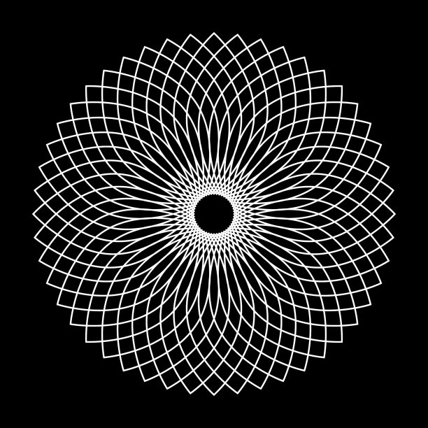 圆花边图案图片下载