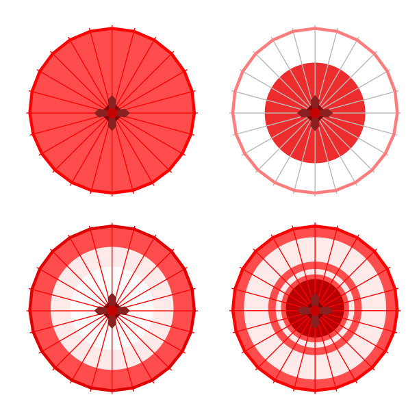 从上面直接看到的伞图标集。图片下载