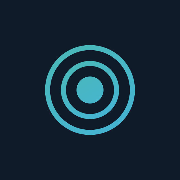 目标环震中标记圆波股图片下载