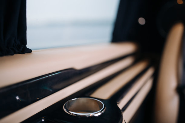 舒适的汽车杯支架后排座位排图片下载