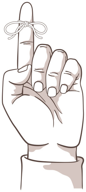 手指上的提醒弦图片下载