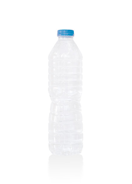 塑料瓶水。剪切路径图片下载