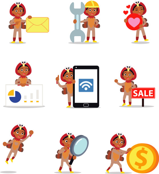 设定人物女人做了一只烤火鸡图片下载