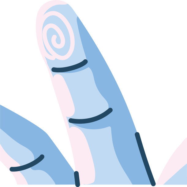 白色背景上的人体手部部分图片下载