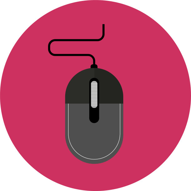 电脑鼠标装置呈块状和扁平式图片下载